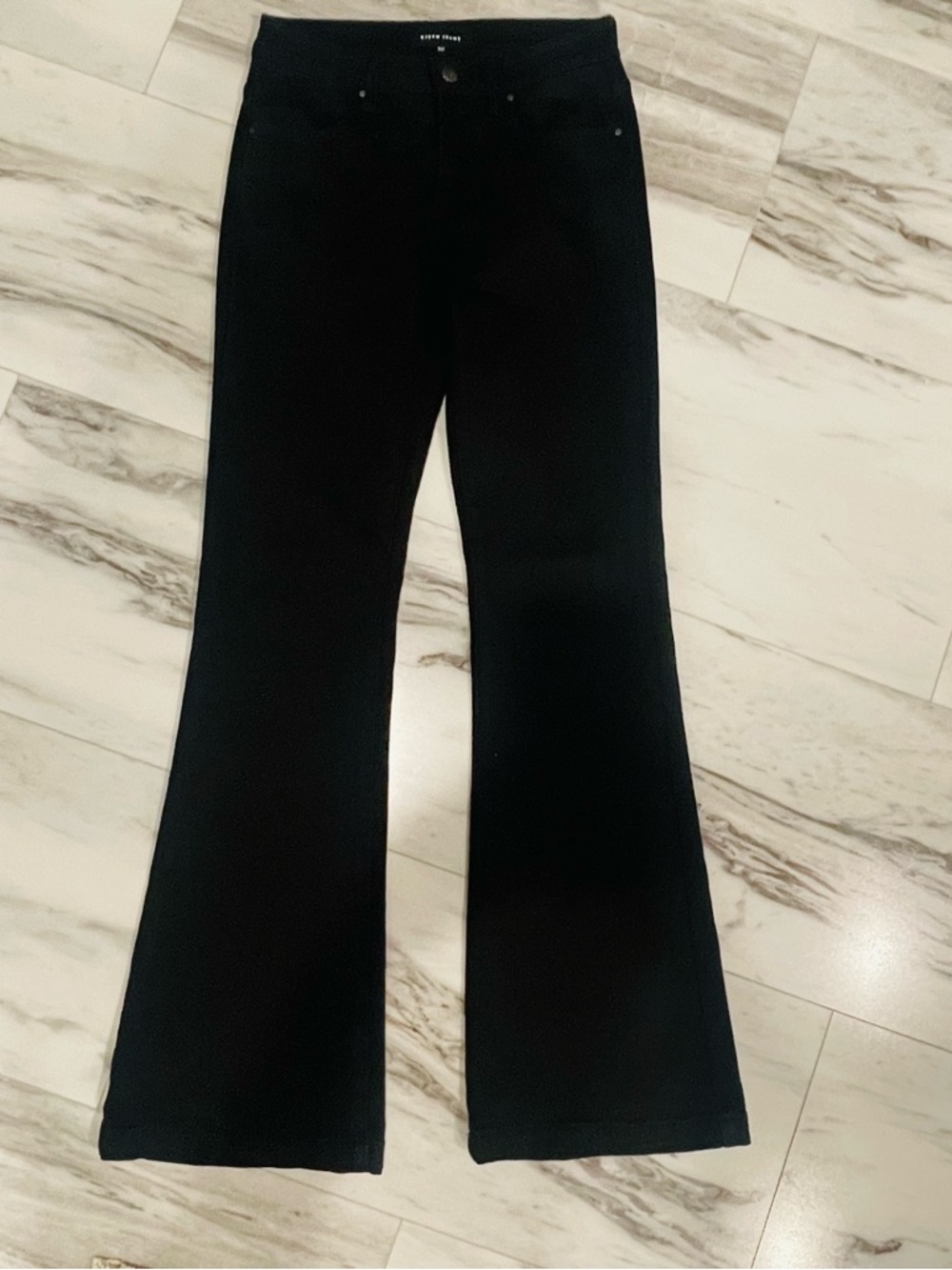 High-Rise Black Flare Jeans 5/27  black